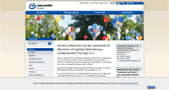Desktop Screenshot of lebenshilfe-thueringen.de